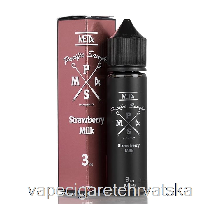 Vape Cigarete Pacific Sangha - Jagoda Mlijeko By Met4 Vapor - 60ml 0mg
